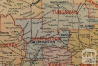 Shepparton shire map, 1924