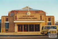 Soldiers Memorial Hall, Donald, 2000