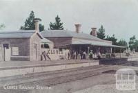 Clunes Railway Station, 1910