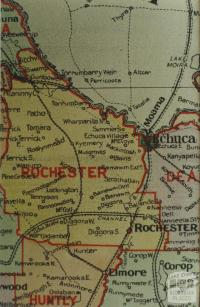 Rochester shire map, 1924