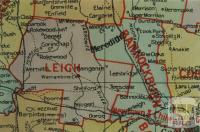 Leigh shire map, 1924