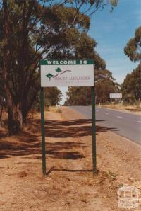 Mount Alexander Shire sign, 2001