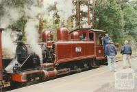 At Emerald Railway Station, 2001