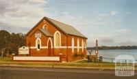 Nagambie Uniting Church beside lake, 2002