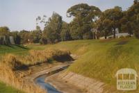 Moonee Ponds creek from Main Street, Pascoe Vale, 2007