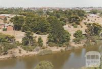 View over Maribyrnong River from Melbourne