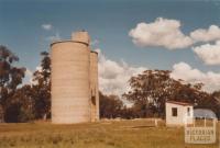 Shelbourne silos at former railway station site, 2009