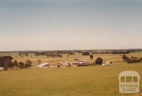 Old Noorat dairy factory from Mount Noorat, 2009