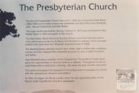 Noorat Presbyterian Church plaque, 2009