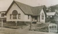 Yallourn house, 1926