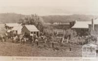 Homestead and farm buildings, Glen Iris, 1909