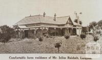 Mr Julius Reichelt's home, Lorquon, 1923