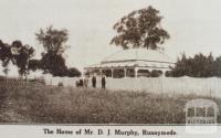 Mr D J Murphy's home, Runnymede, 1925