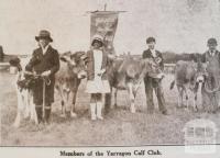 Yarragon calf club, 1931