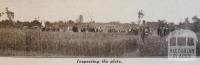 Mallee wheat tests, field day at Werrimull, 1932