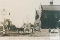 Nicholson Street looking north from post office, Footscray, 1916