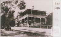 Hotel Lorne, 1920