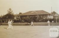Orrong Park tennis courts, Prahran, 1922