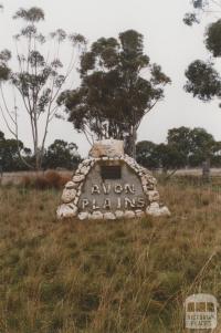 Avon Plains cairn for school, 2010