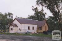 Hall under reconstruction, Osbornes Flat, 2010