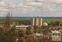 Silos and farmland, Wycheproof, 1980