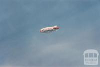 Swan Premium Blimp over Carnegie, 1980