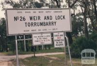 No 26 Weir and Lock, Torrumbarry, 1980