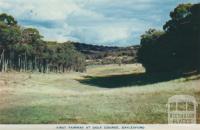 First fairway at golf course, Daylesford, 1957