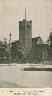 St George's Church of England, Blair Street, Donald, 1949