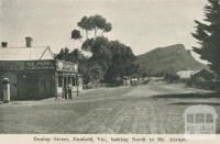 Dunlop Street Dunkeld, looking north to Mt Abrupt, 1952