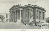 City Hall, Geelong, 1948