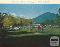 Queen's Park, looking to Mt Riddell, Healesville