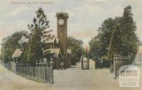 Entrance to the Kew Cemetery, 1906