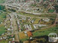 Aerial view of Leongatha