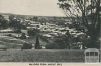 Maldon from Anzac Hill, 1959