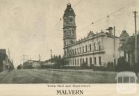 Town Hall and High Street, Malvern, 1922