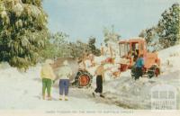 Snow Plough on the Road to Buffalo Chalet, 1958