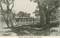 Snowy River Bridge at Orbost, 1947