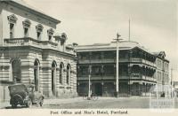 Post Office and Mac's Hotel, Portland, 1948