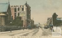 High Street, Prahran (showing St Mark's Church)