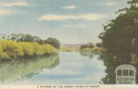 A Glimpse of the Snowy River at Orbost, 1948