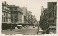 Bourke Street, looking west, Melbourne