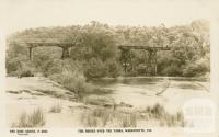 The bridge over the Yarra, Warrandyte, 1921