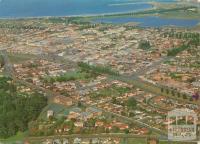 Warrnambool aerial view, 1976