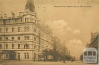 Menzies Hotel, William Street, Melbourne, 1911