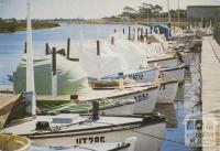 Fishing boats Kororoit Creek, Williamstown North