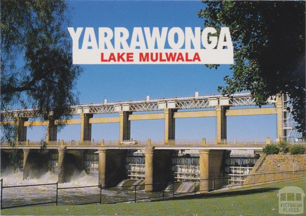 Yarrawonga Weir on the Murray River