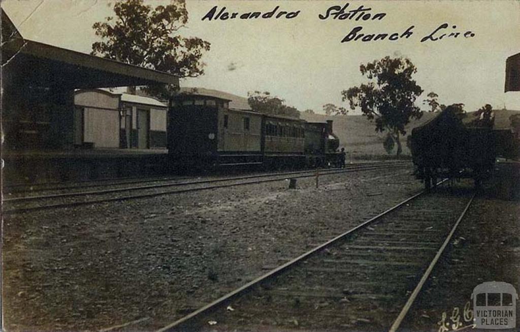 Alexandra Station, Branch Line, 1912