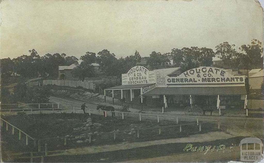 Bunyip town & general store, c1910