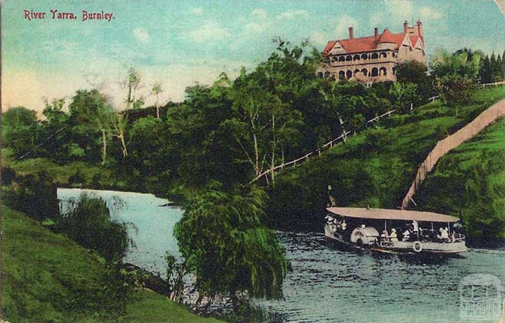 River Yarra, Burnley, c1911